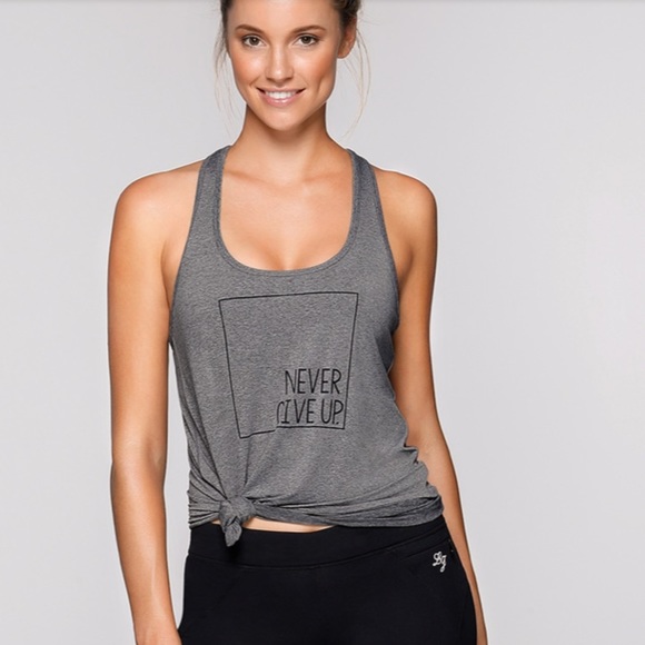 Lorna Jane Tops - Lorna Jane Never Give Up Active Tank